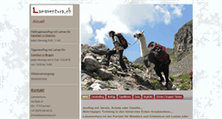 Desktop Screenshot of lamaventura.ch